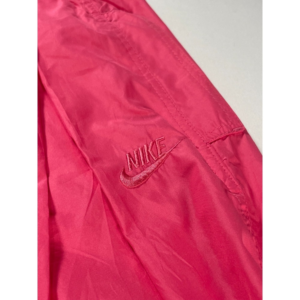 VTG 90's Nike Elite Spellout Shiny Ballon Baggy Windbreaker Pants Women's M - Picture 3 of 9